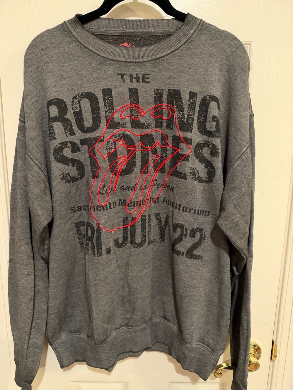 Rolling Stones Graphic Crewneck Sweatshirt - Picture 2 of 4